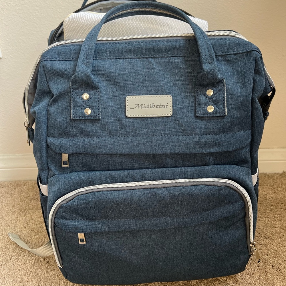 Midibeini Bags | Diaper Bag | Color: Blue | Size: Large |